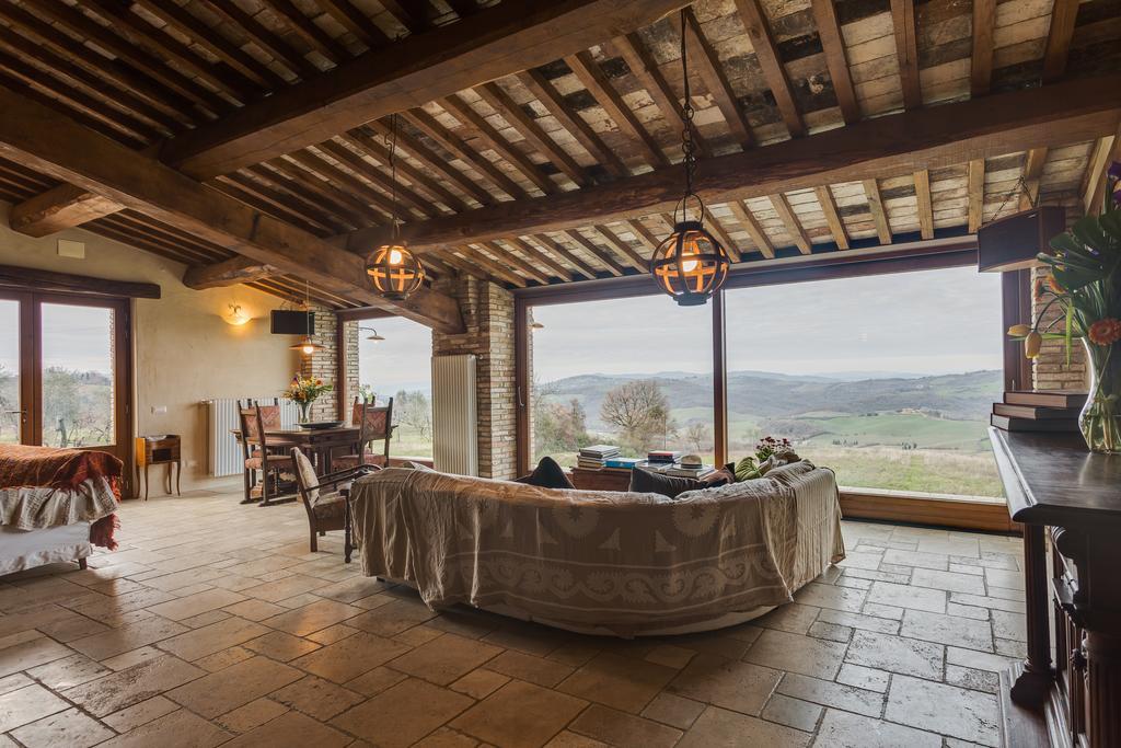 Agriturismo Le Canterie Radicondoli ภายนอก รูปภาพ