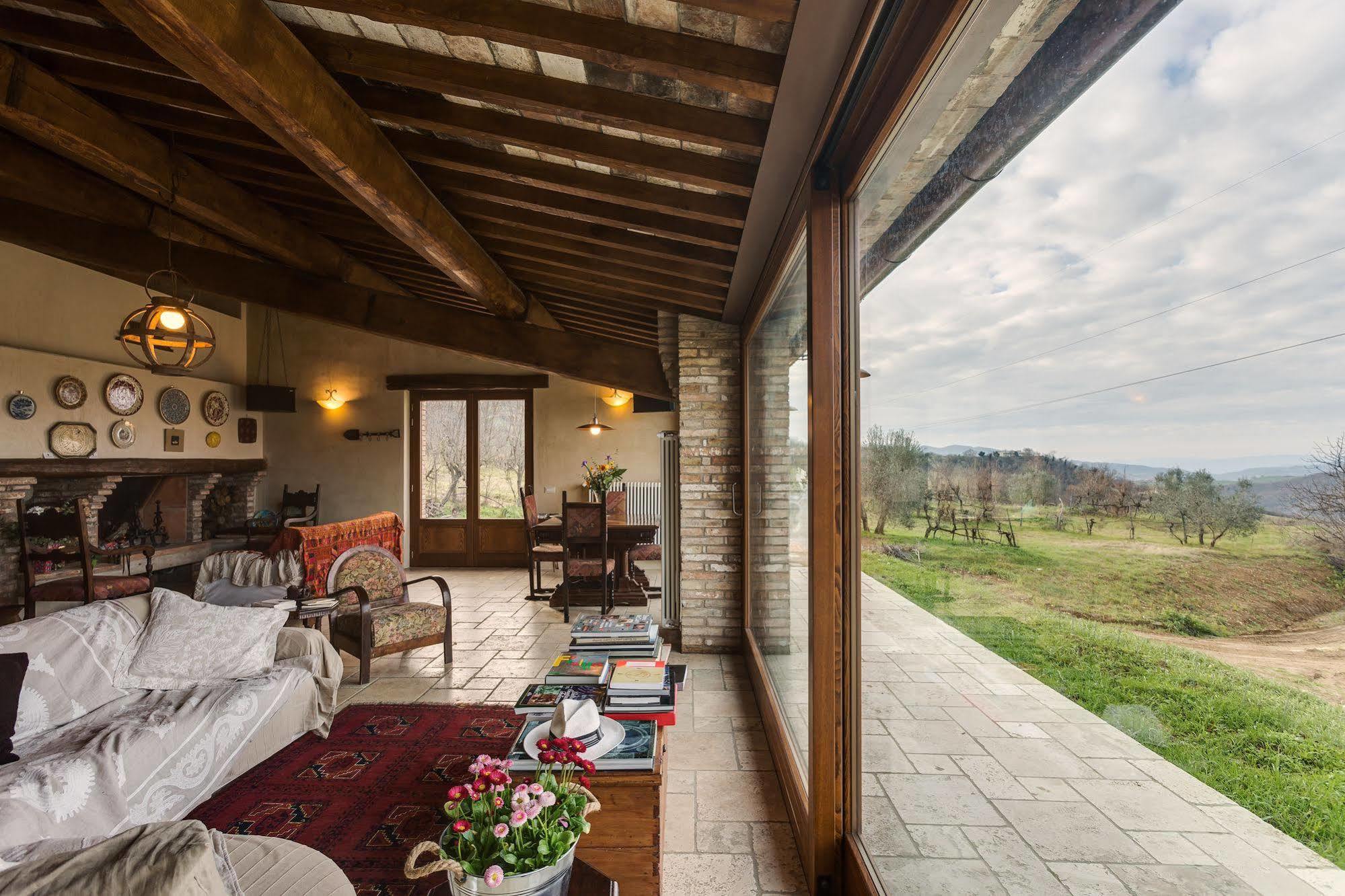 Agriturismo Le Canterie Radicondoli ภายนอก รูปภาพ